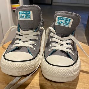 EUC Converse all-star size 8 shoes gray